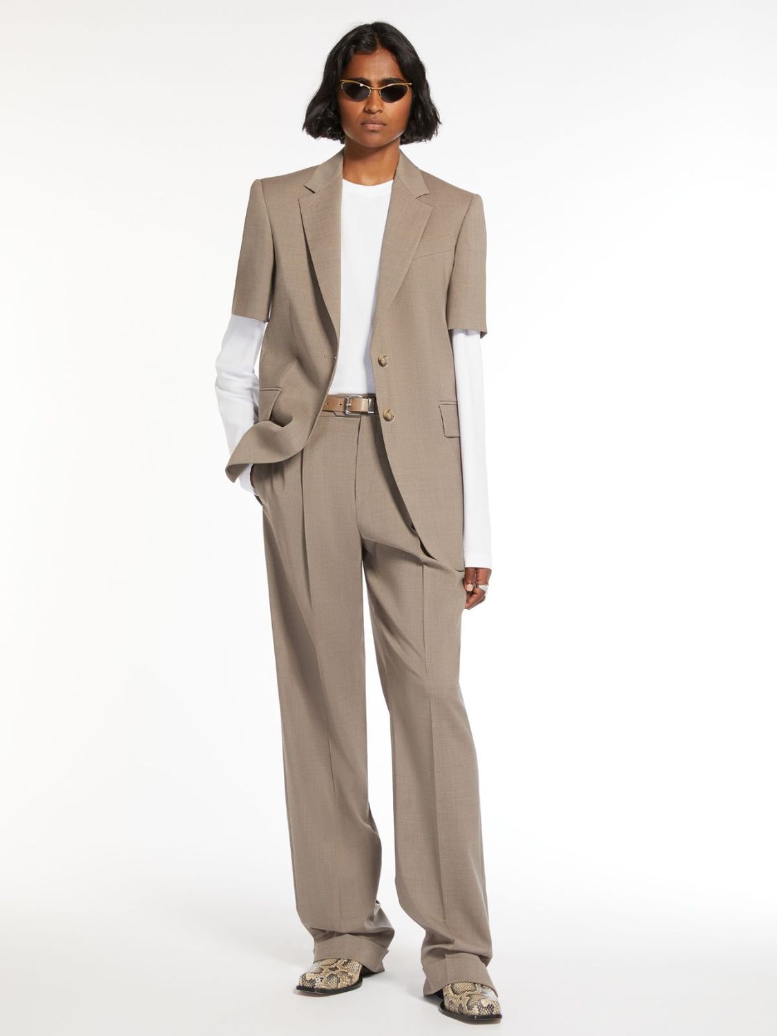 MAX MARA SPORTMAX Wool Ferito Trousers for Women - SS24
