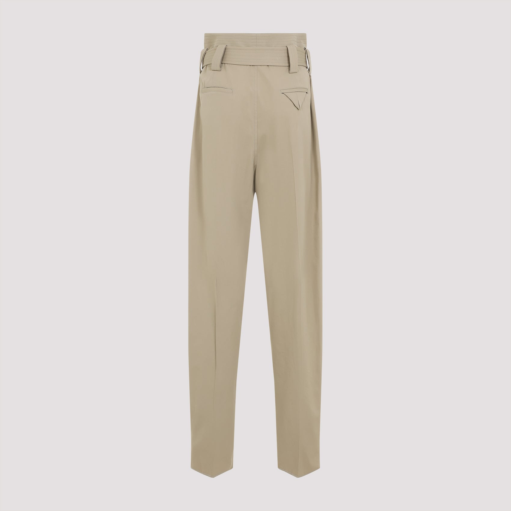 BOTTEGA VENETA High Waist Belted Trousers for Men