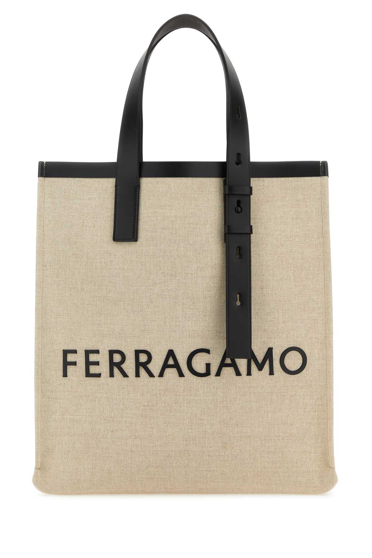 Ferragamo Canvas Shopping Handbag for Men