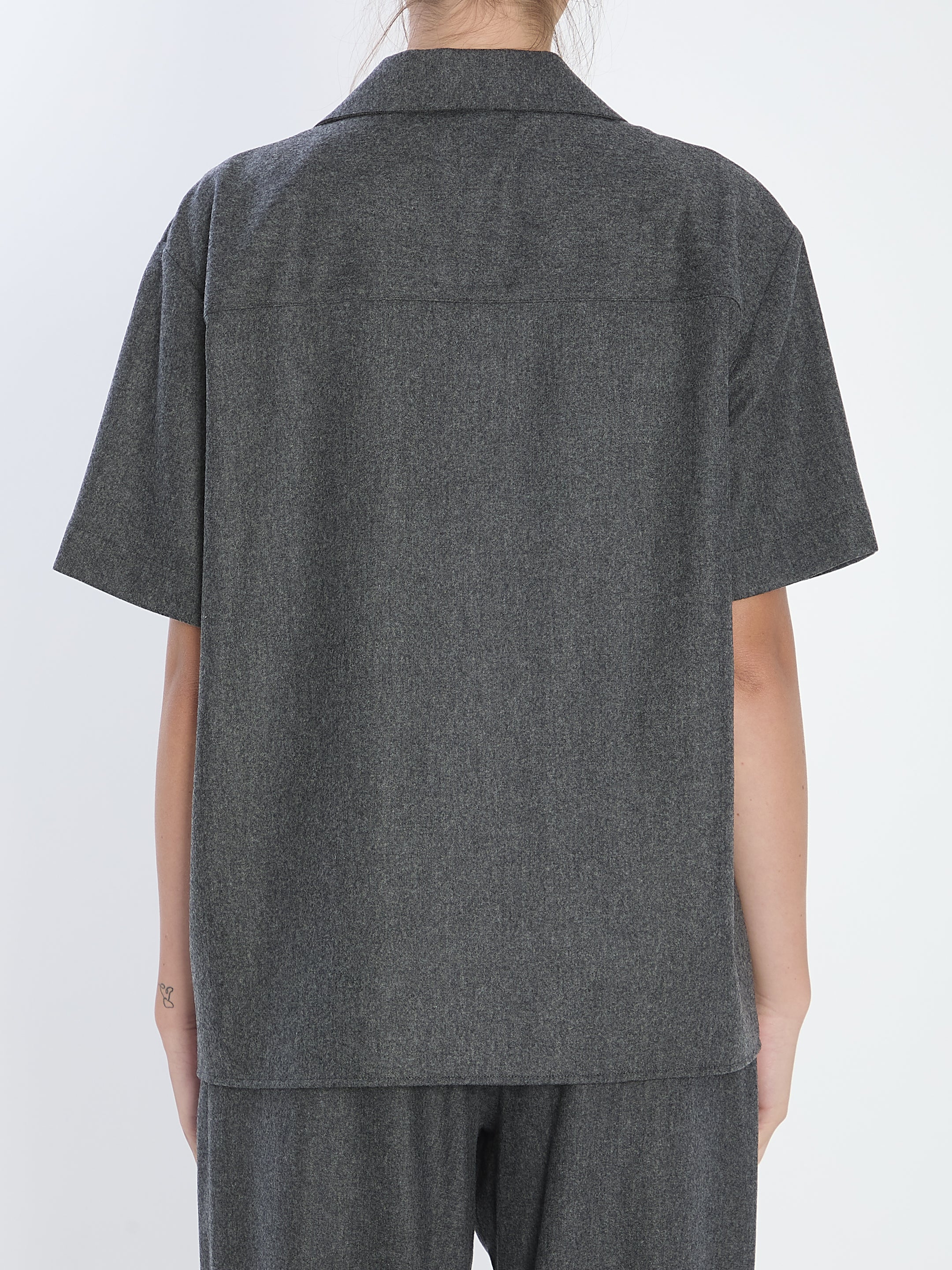 KHAITE Classic Masculine-Inspired Shirt - Regular Fit