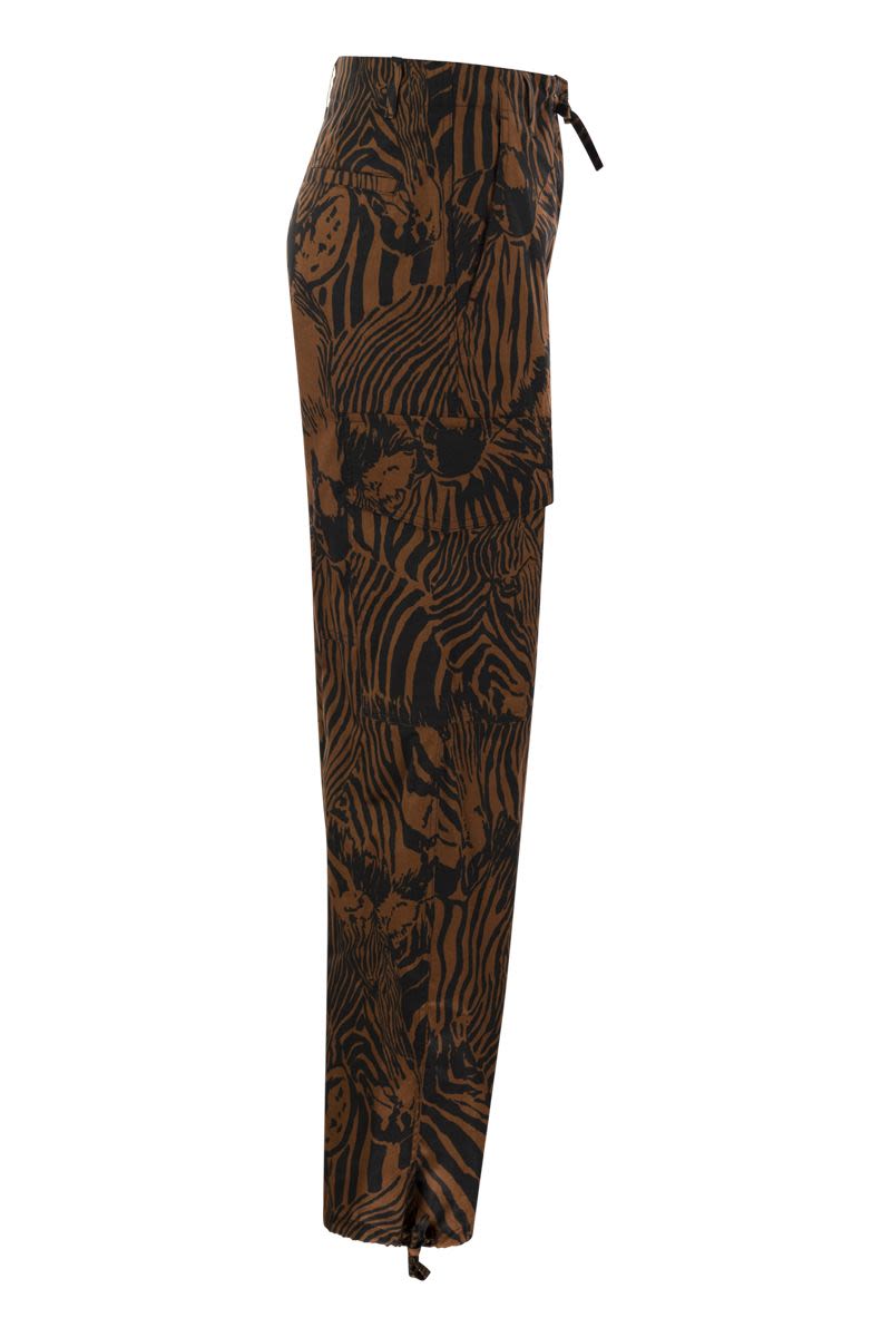 WEEKEND MAX MARA Printed Twill Cargo Pants for Women