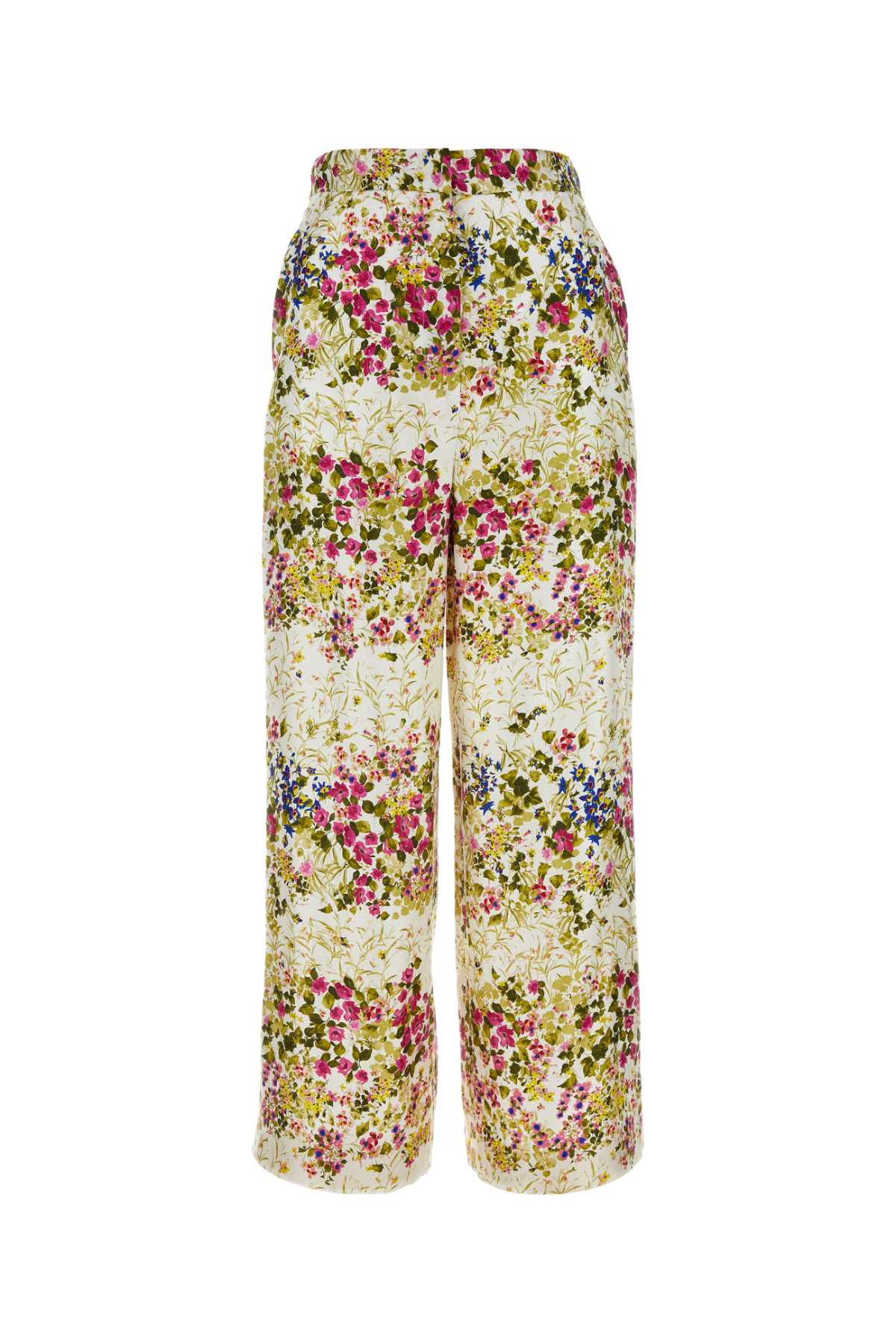 MAX MARA STUDIO Floral Satin Operoso Pants for Women - SS24