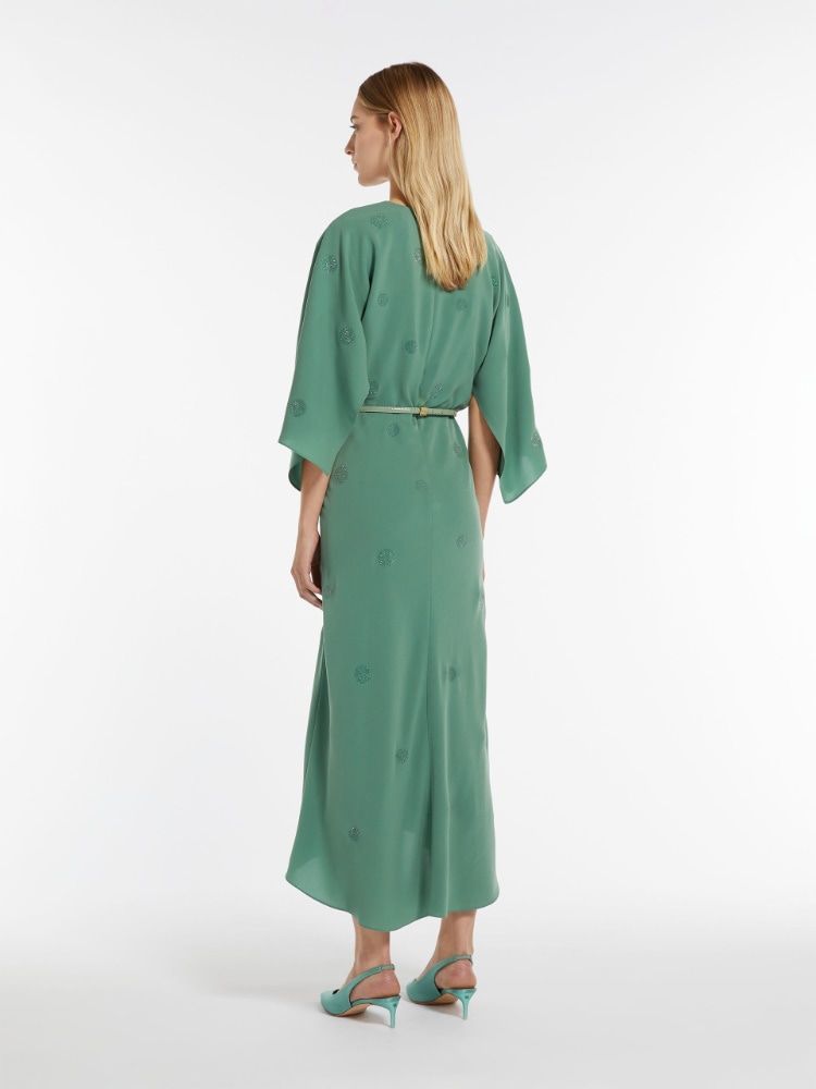 MAX MARA Mini Dress with Glossy Accents