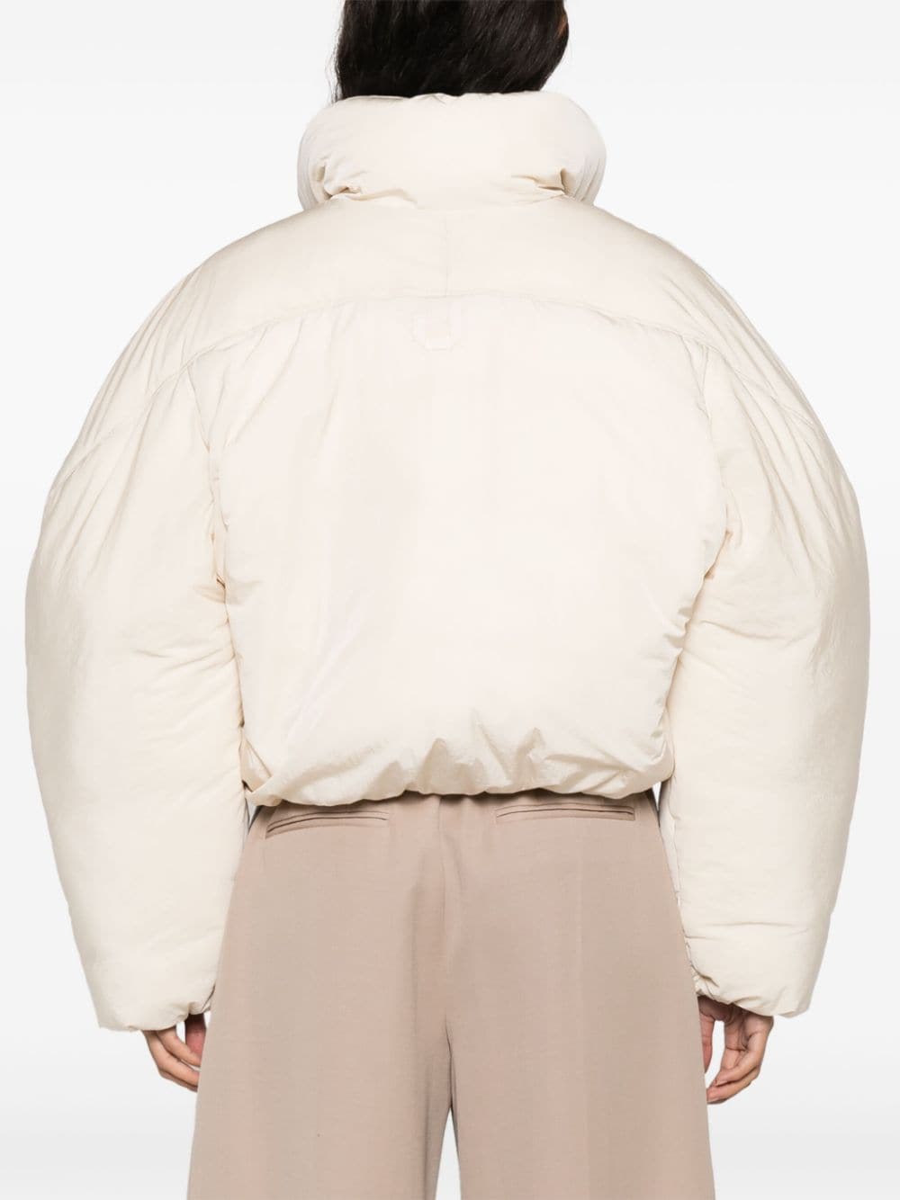 JACQUEMUS Mini Padded Funnel Neck Down Jacket