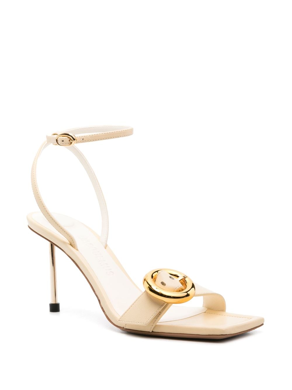 JACQUEMUS Stylish Crossover Strap Sandals with High Stiletto Heel