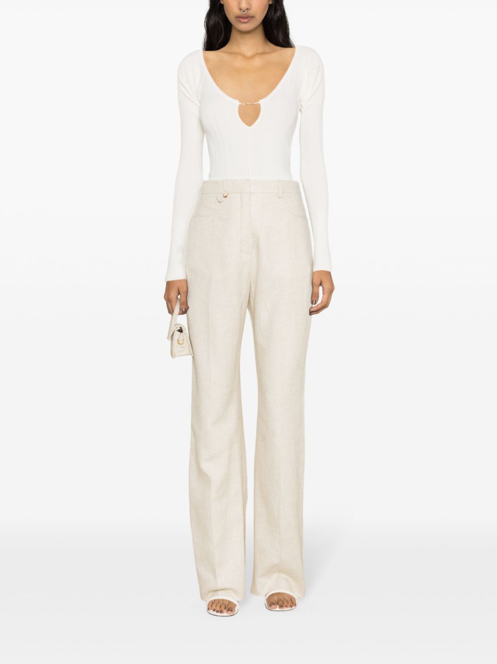 JACQUEMUS Chic and Stylish Pralu Cut-Out Top