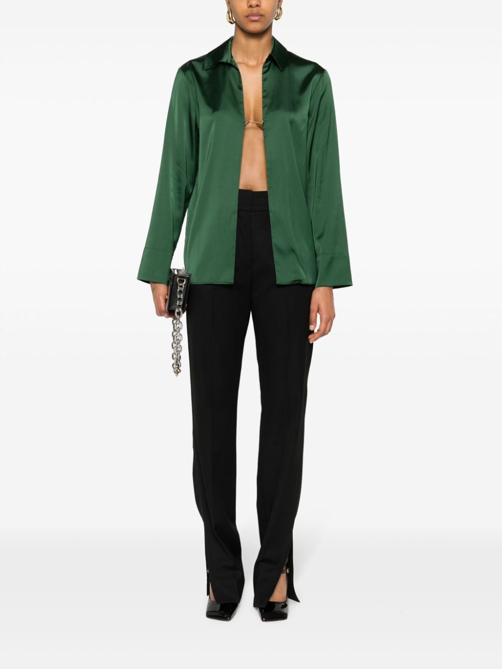 JACQUEMUS High Waist D-Ring Pants