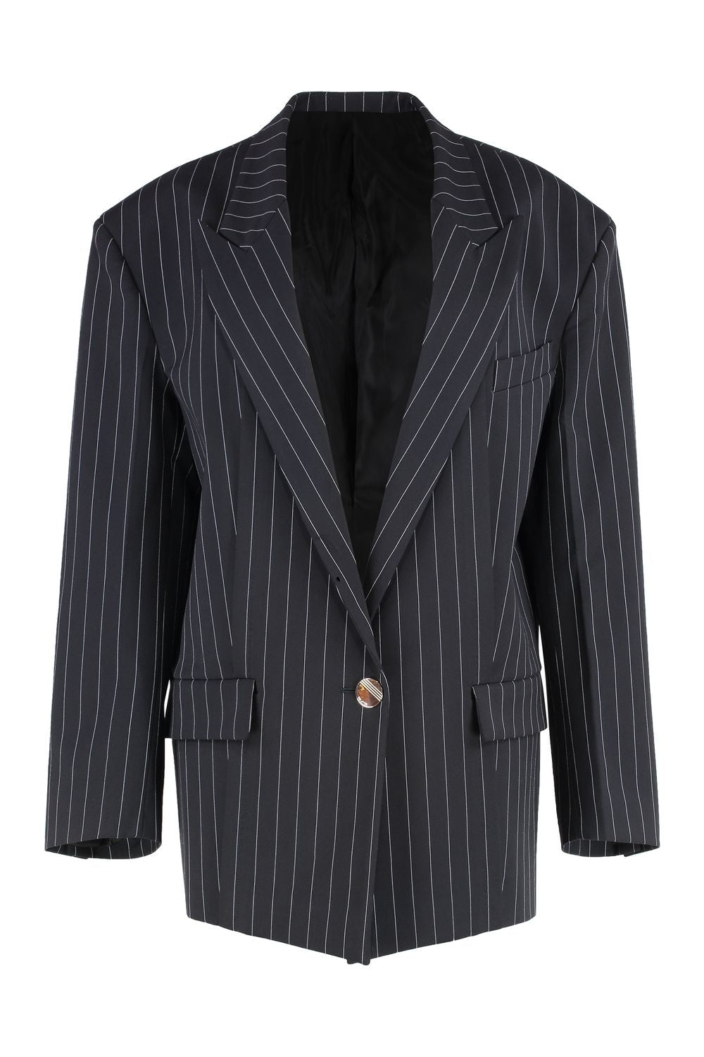 THE ATTICO Single-Breasted One Button Jacket