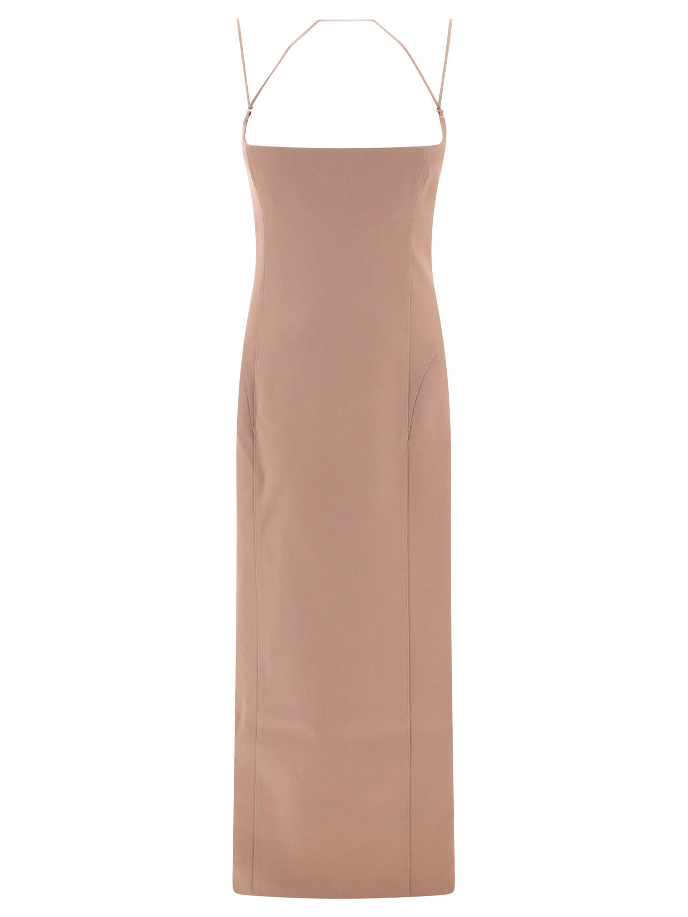 THE ATTICO Luxurious Gabardine Midi Dress for Women