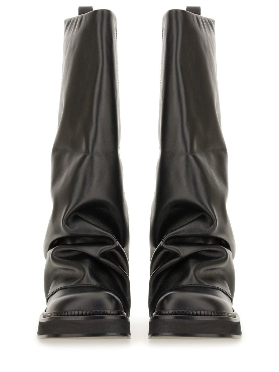 THE ATTICO Leather Combat Boots