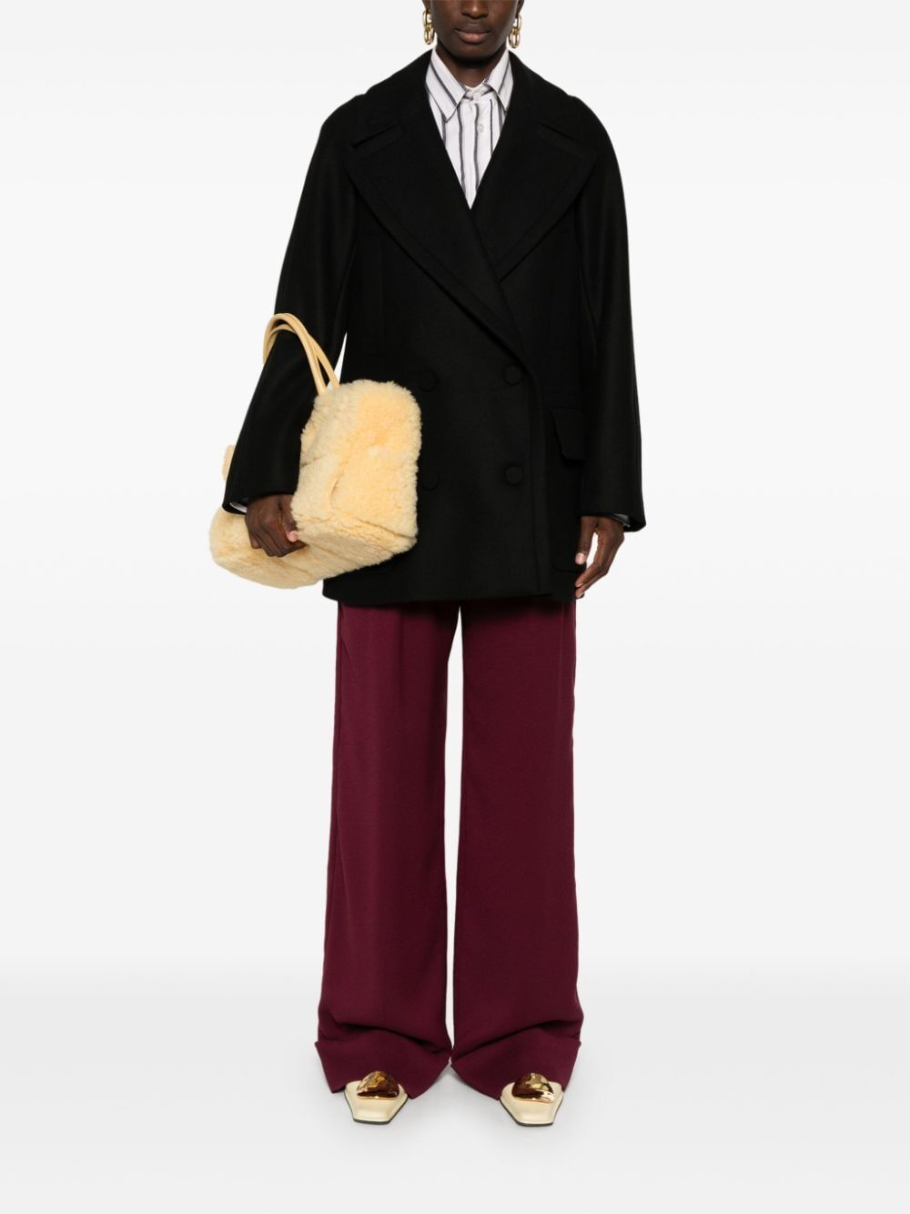 DRIES VAN NOTEN Randia Short Wool Blend Jacket