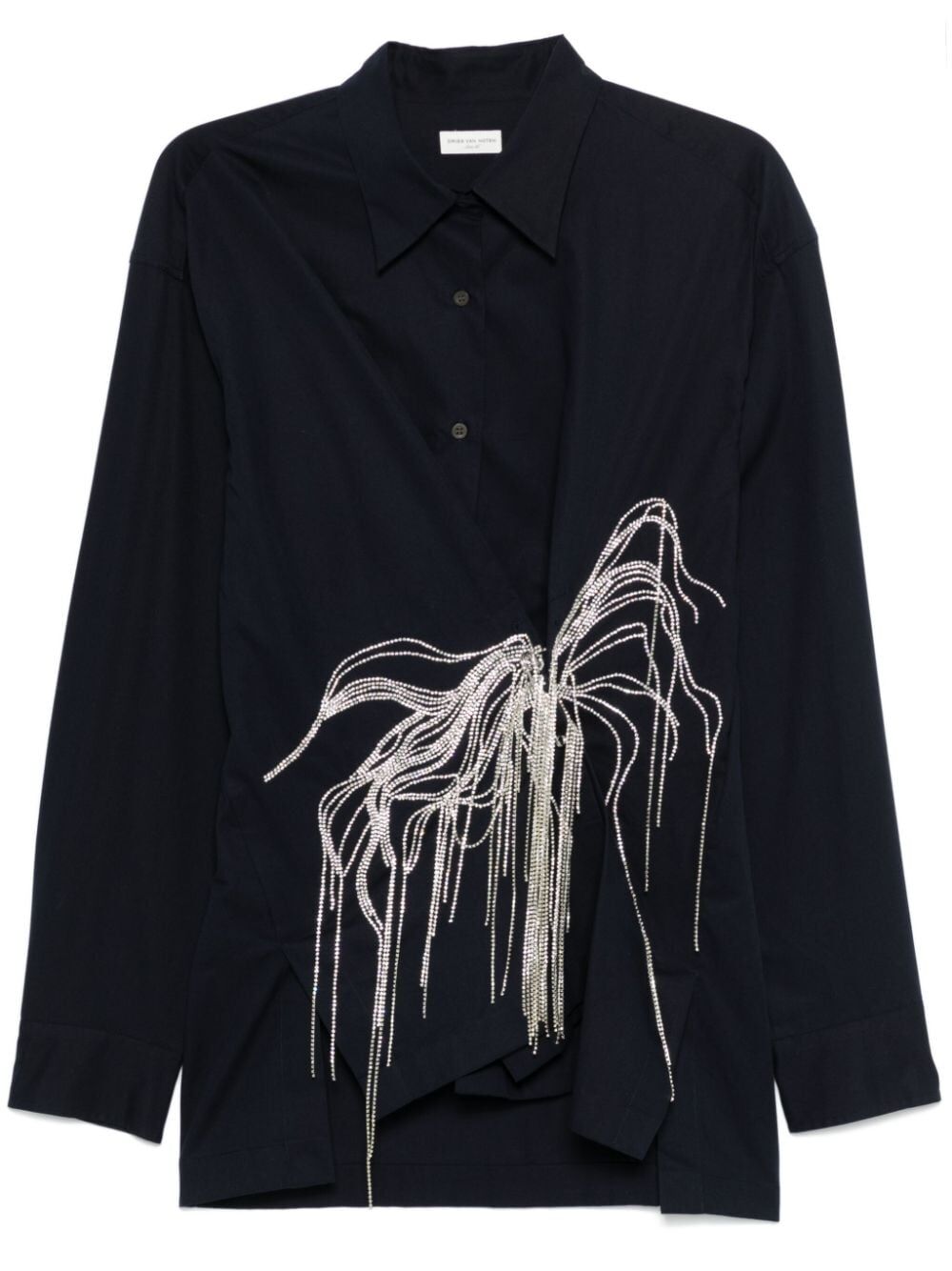 DRIES VAN NOTEN Embroidered Women's Shirt - FW24 Collection