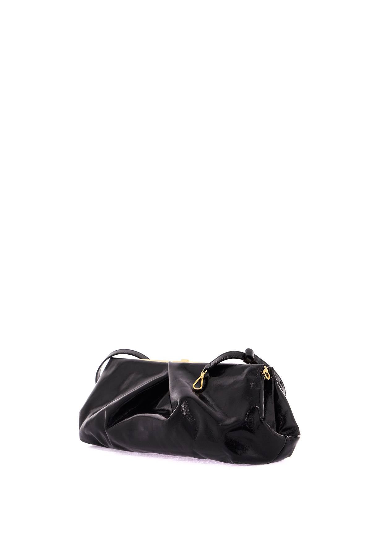 DRIES VAN NOTEN Crisp Mini Leather Clutch