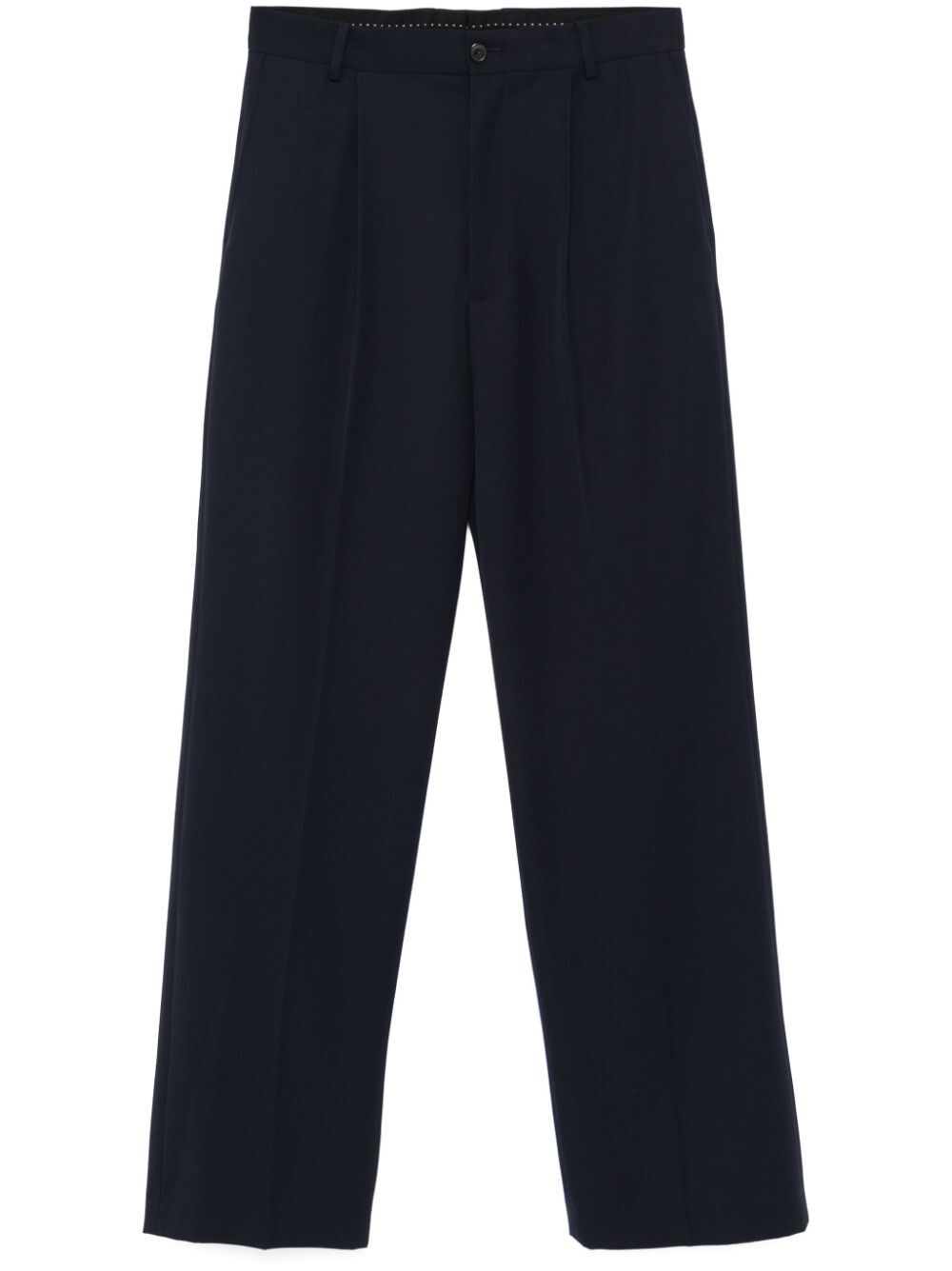 DRIES VAN NOTEN Men's Tailored Wool Pants