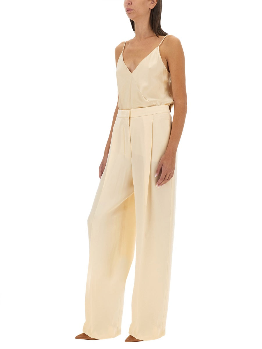 MAX MARA Silk Regular Fit Pants - Size 44