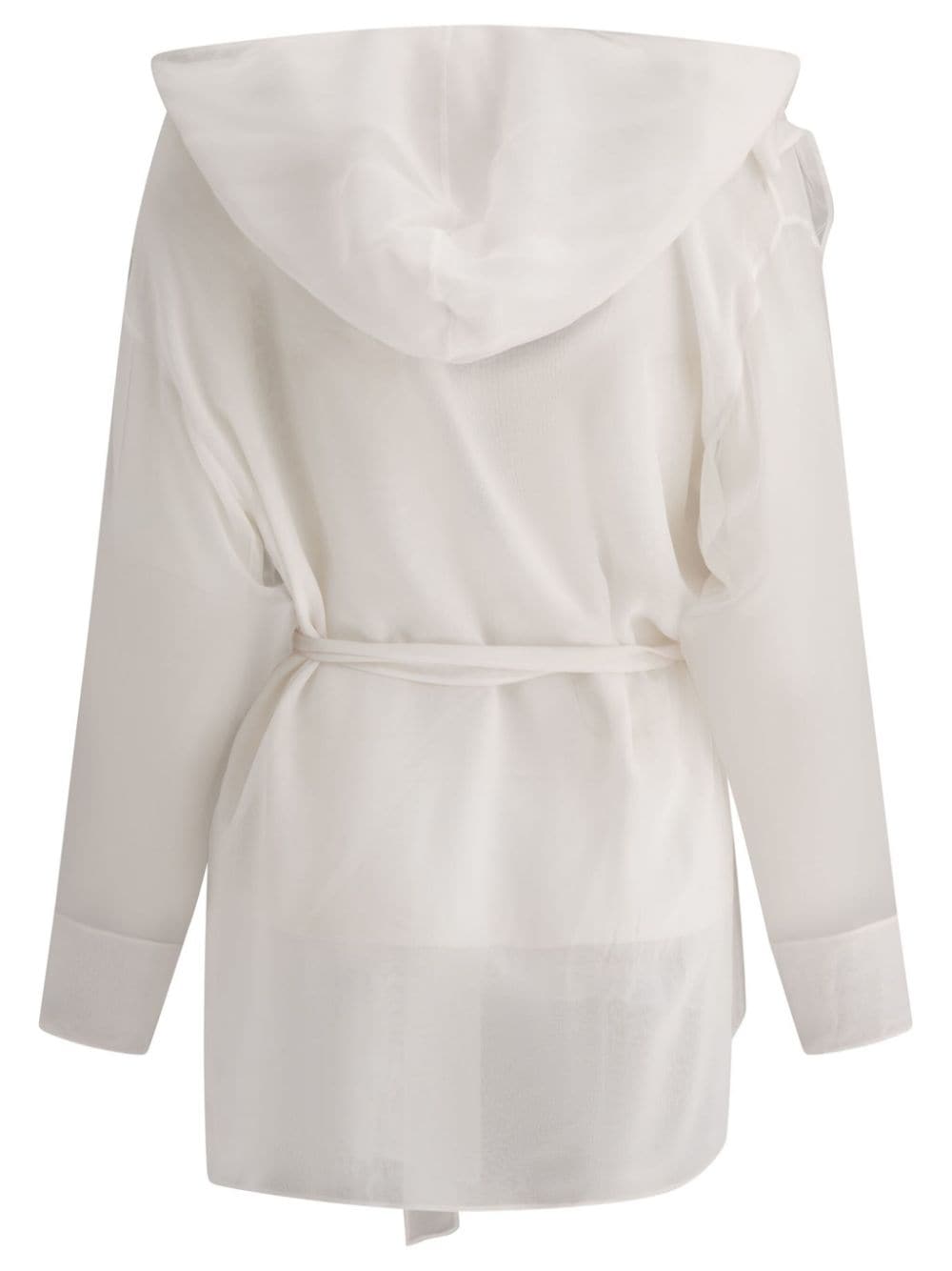 MAX MARA BRIDAL Bridal Silk Jacket with Scarf Collar - Women's Outerwear