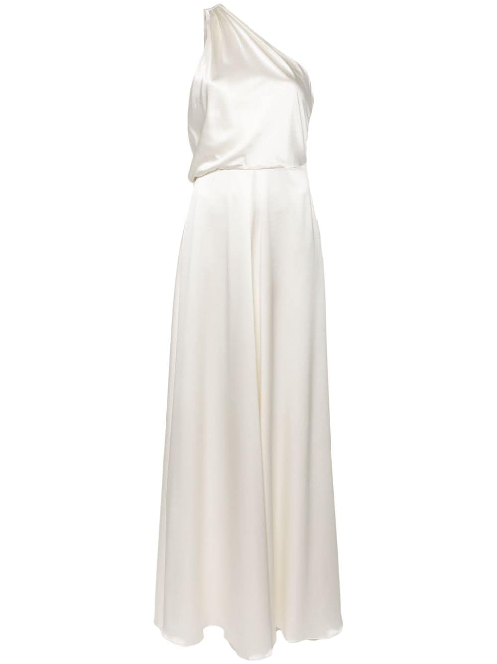 MAX MARA BRIDAL Bridal Sleek Mini Dress with Asymmetric Neckline