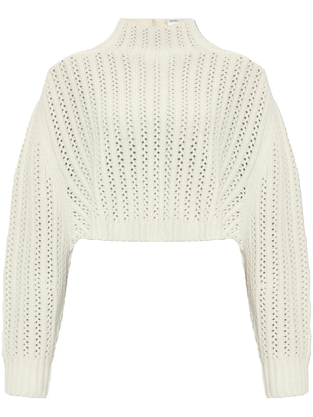 MAX MARA Wool-Cashmere Blend Mock Neck Sweater
