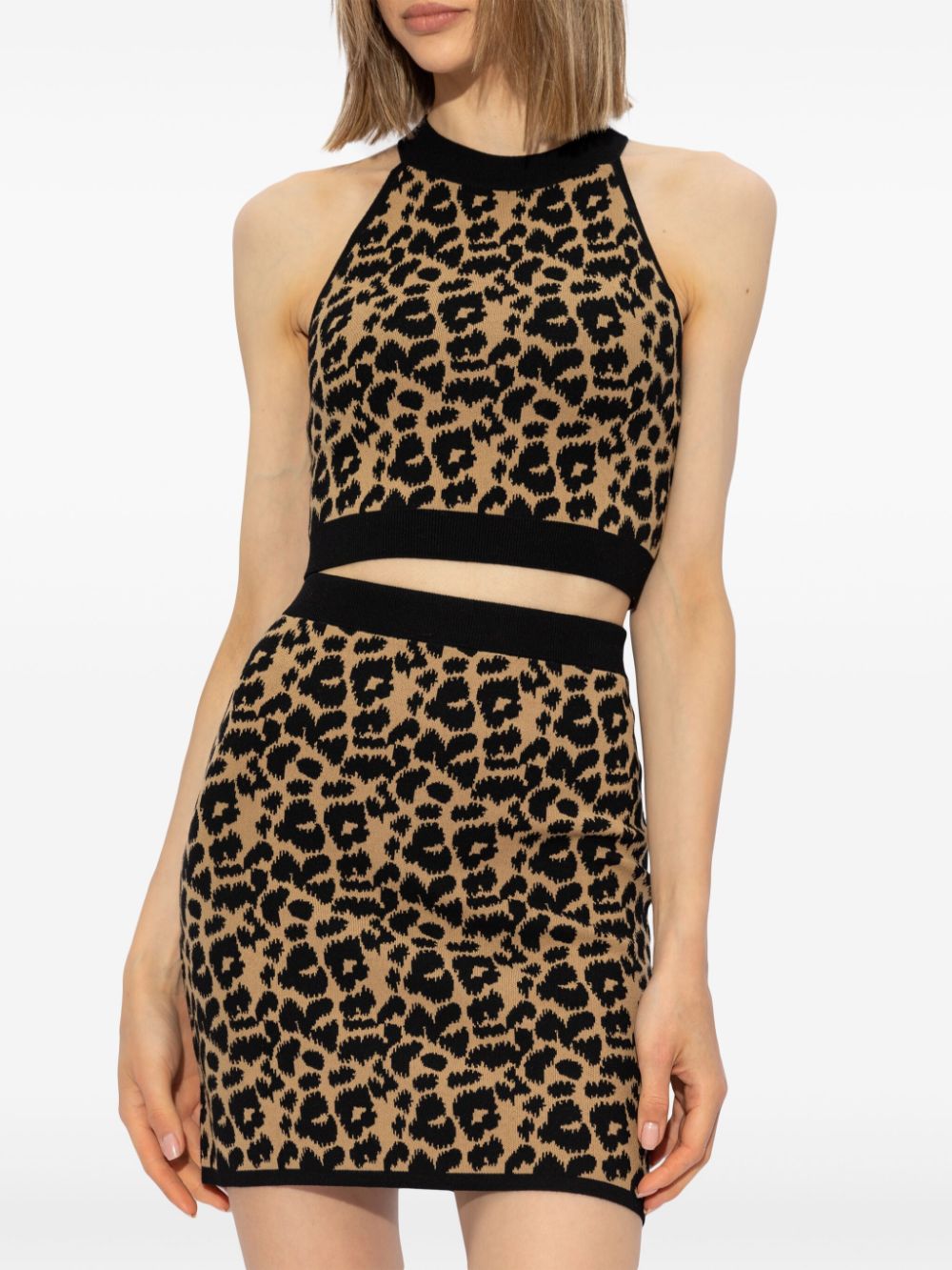 MAX MARA Cozy Knit Sleeveless Cropped Sweater