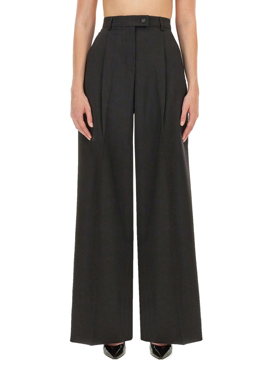 MAX MARA SPORTMAX Elegant Virgin Wool Pants Size 38 for Women