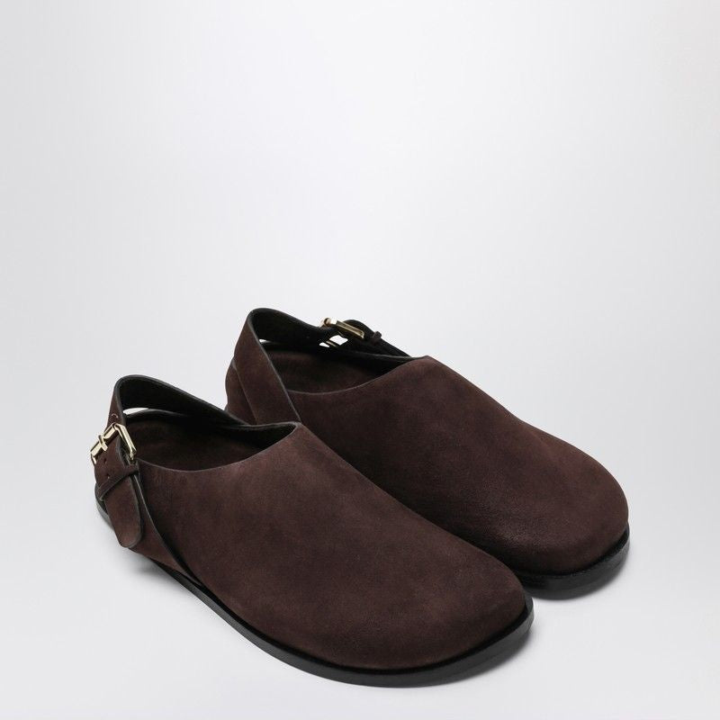A.EMERY	 The Louis Clog Suede with Adjustable Back Strap