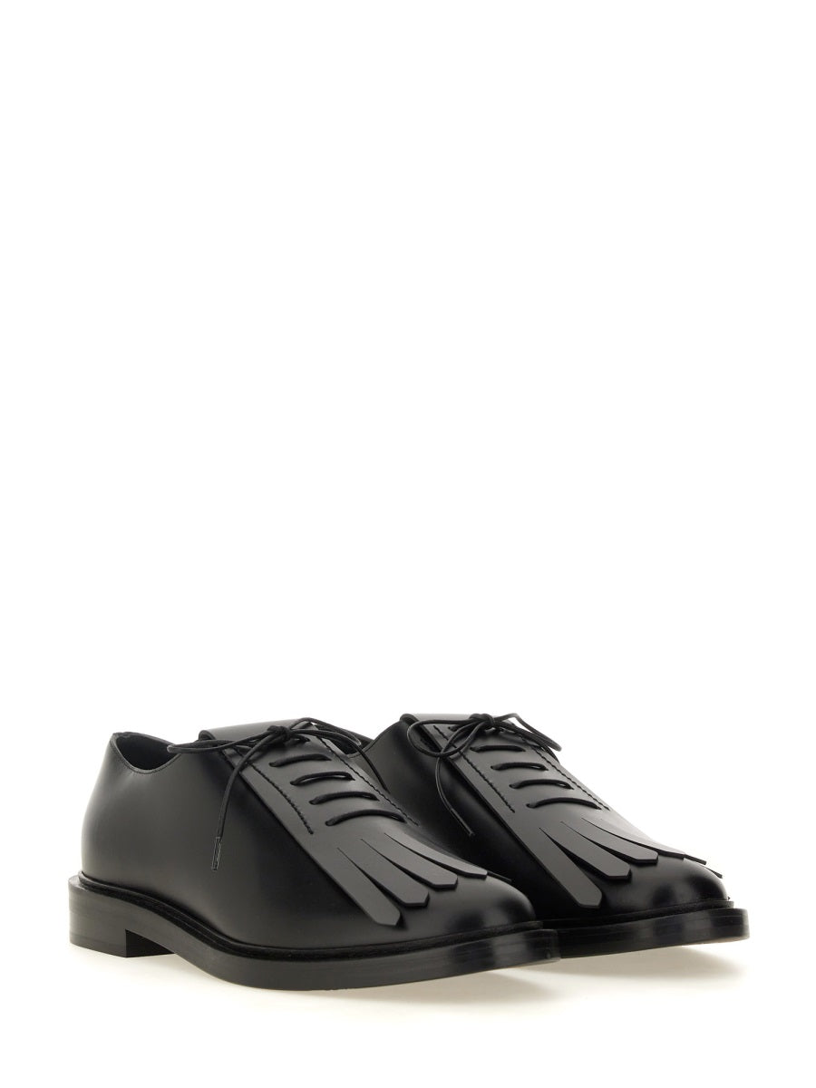 MAX MARA Leather Derby Dress Shoes