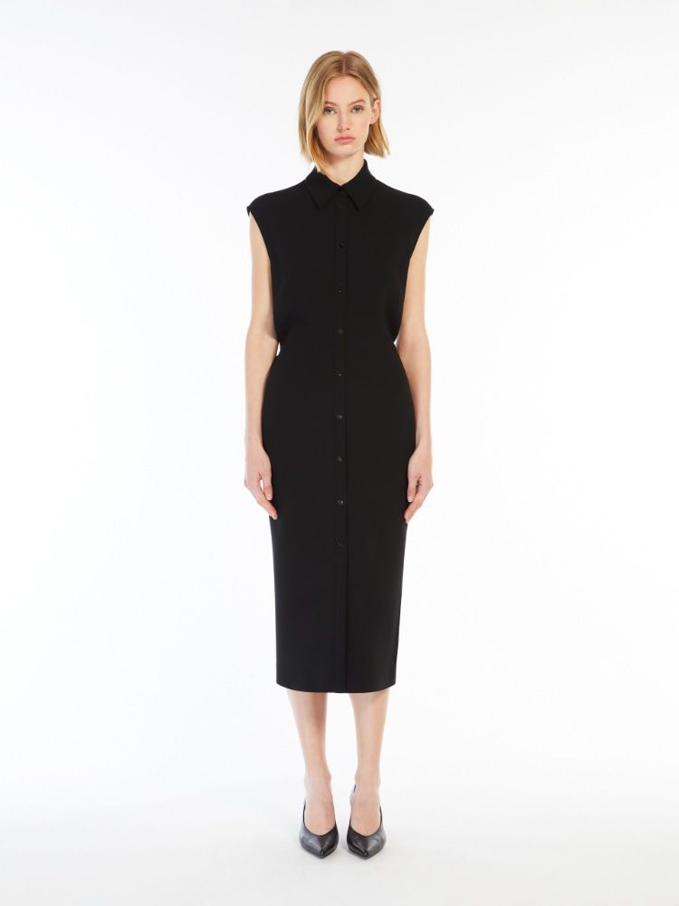 MAX MARA STUDIO Crepe Shirt Dress for Women - Fall/Winter 2025