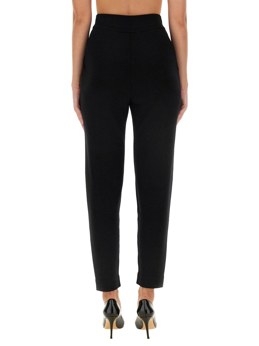 S MAX MARA Elegant Wool-Cashmere Blend Pants - Size S