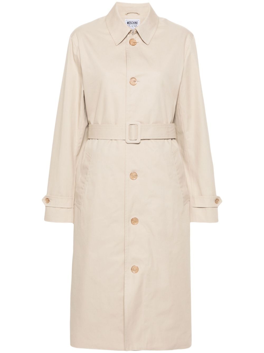 MOSCHINO COUTURE Chain Link Detail Trench Jacket