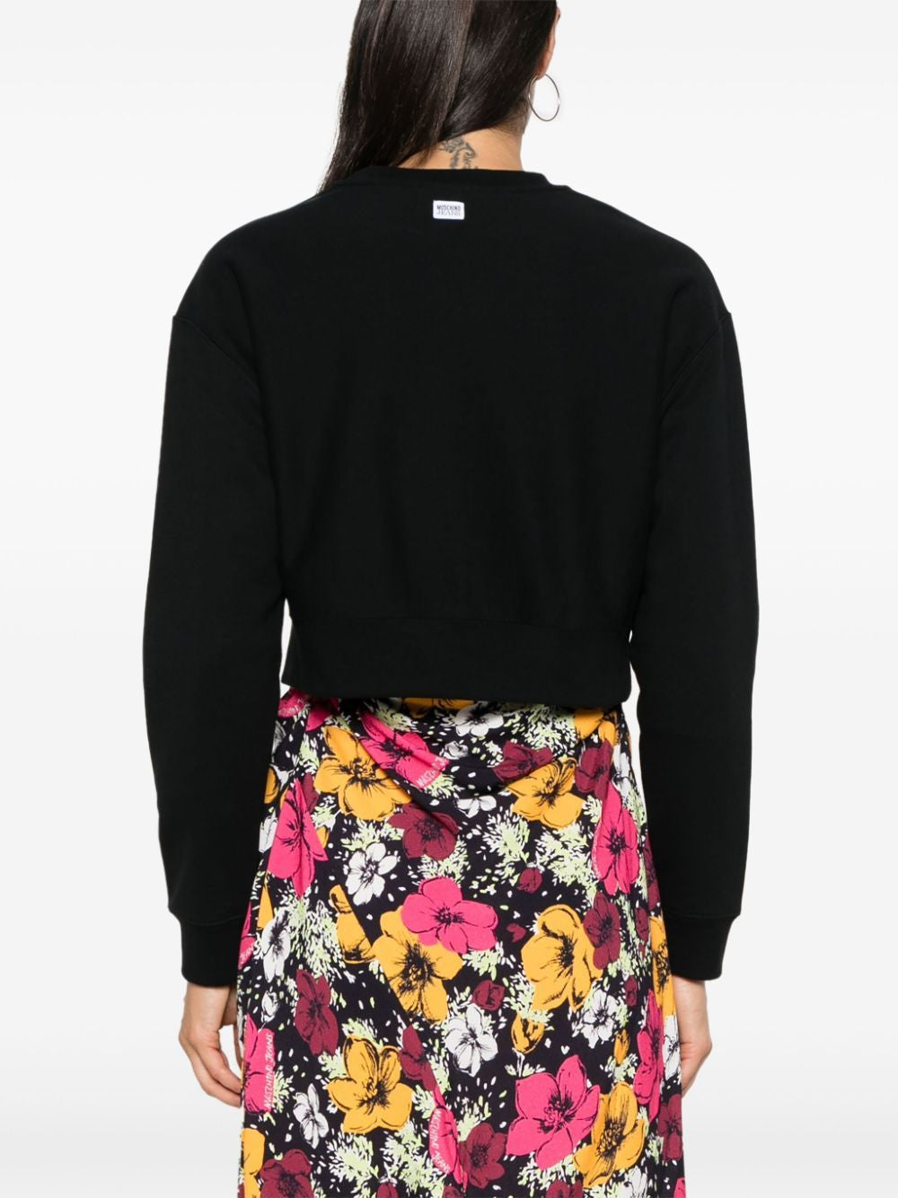 MOSCHINO COUTURE Heart Plaque Sweatshirt for Women