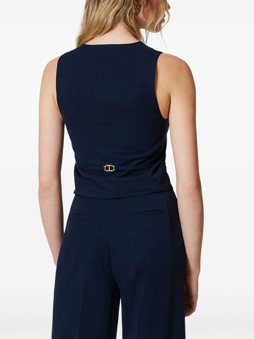 TWIN-SET Tailored Pinstripe Jacket