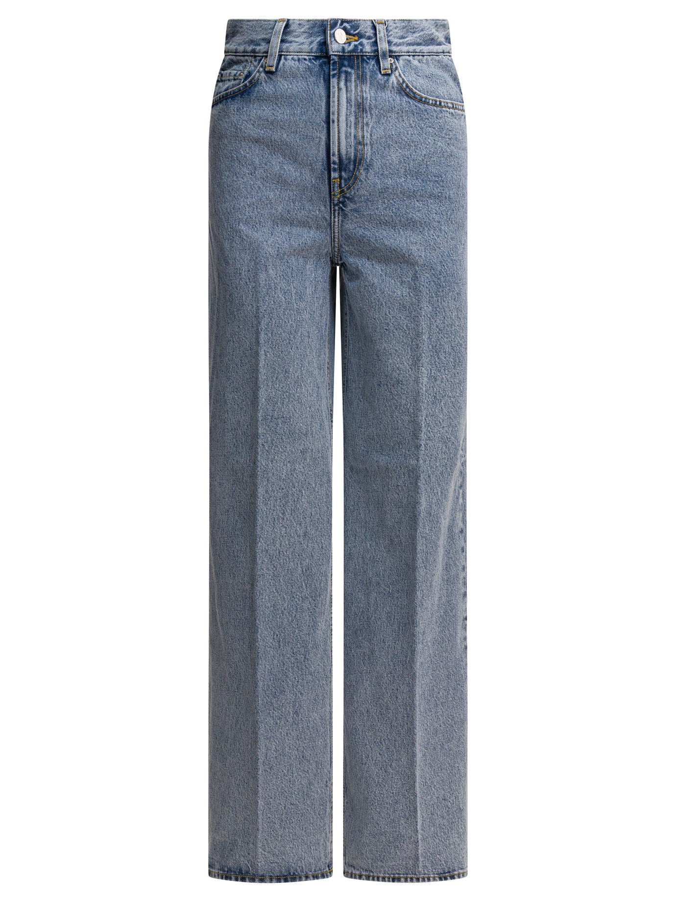 TOTEME Wide Leg Denim Trousers for Women - FW25 Collection