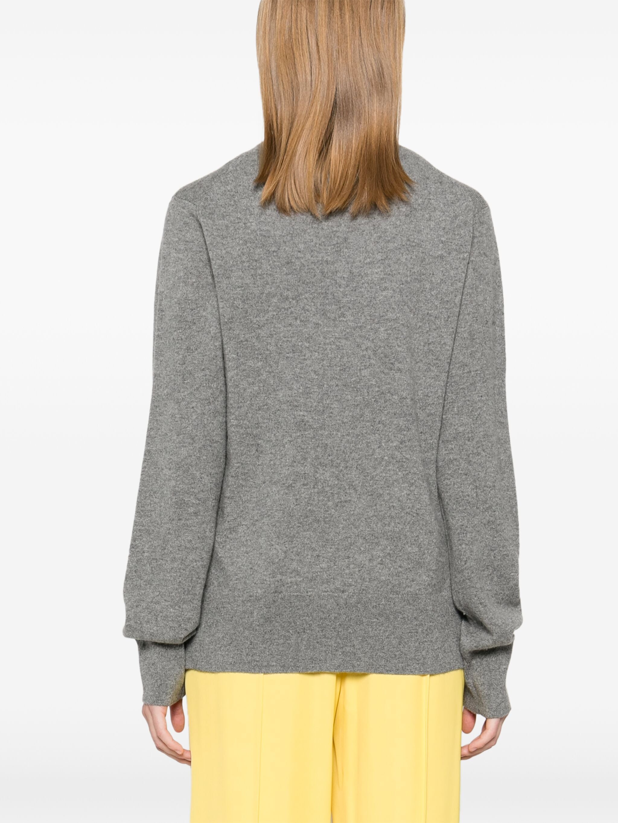 TOTEME Crew-Neck Cashmere Knit Sweater