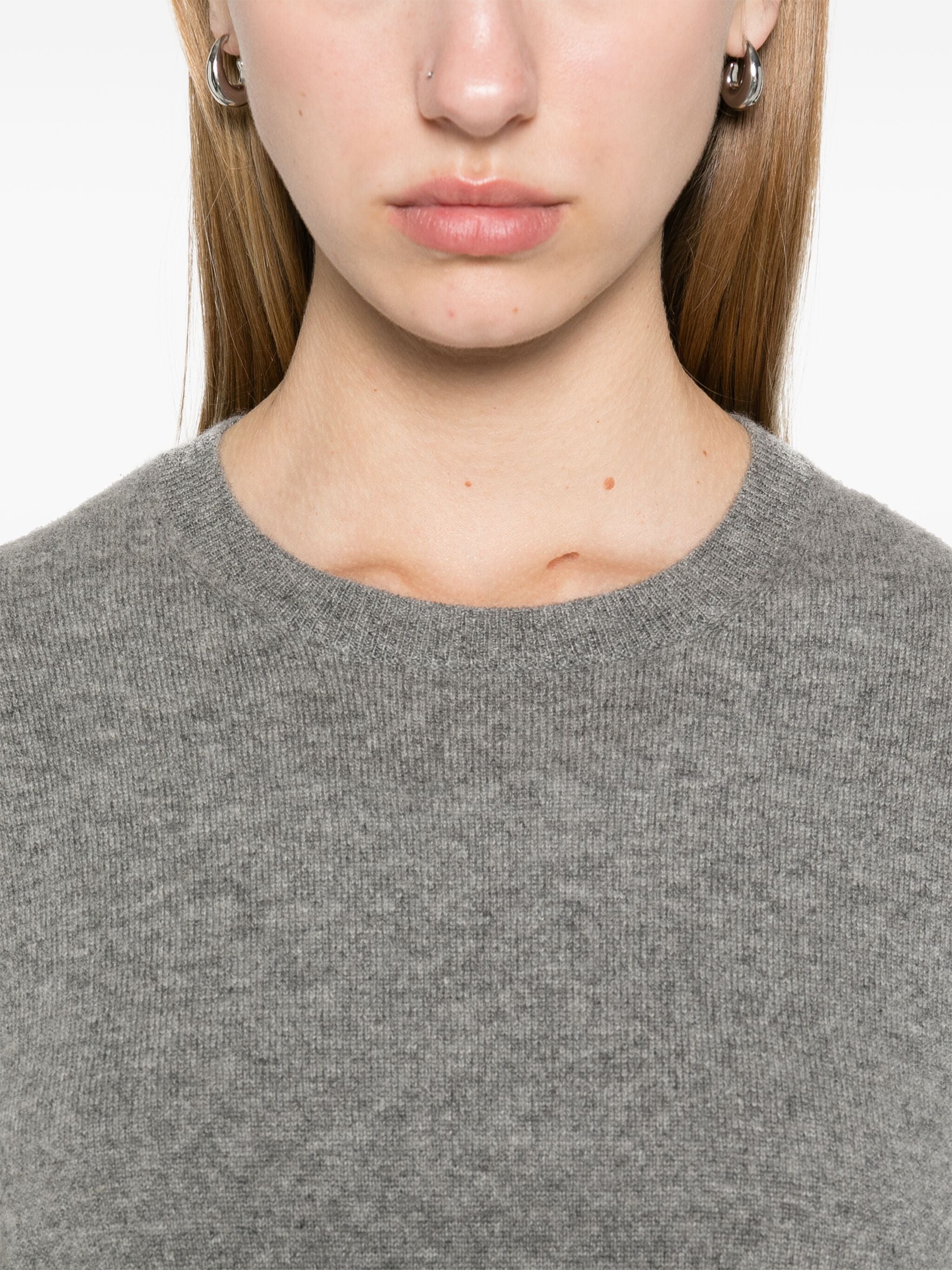 TOTEME Crew-Neck Cashmere Knit Sweater