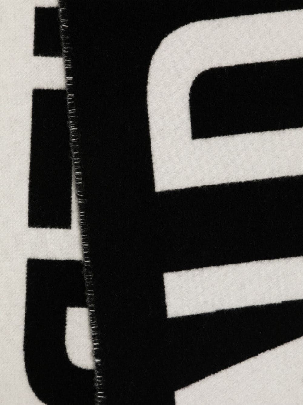 JEAN PAUL GAULTIER Wool Logo Scarf