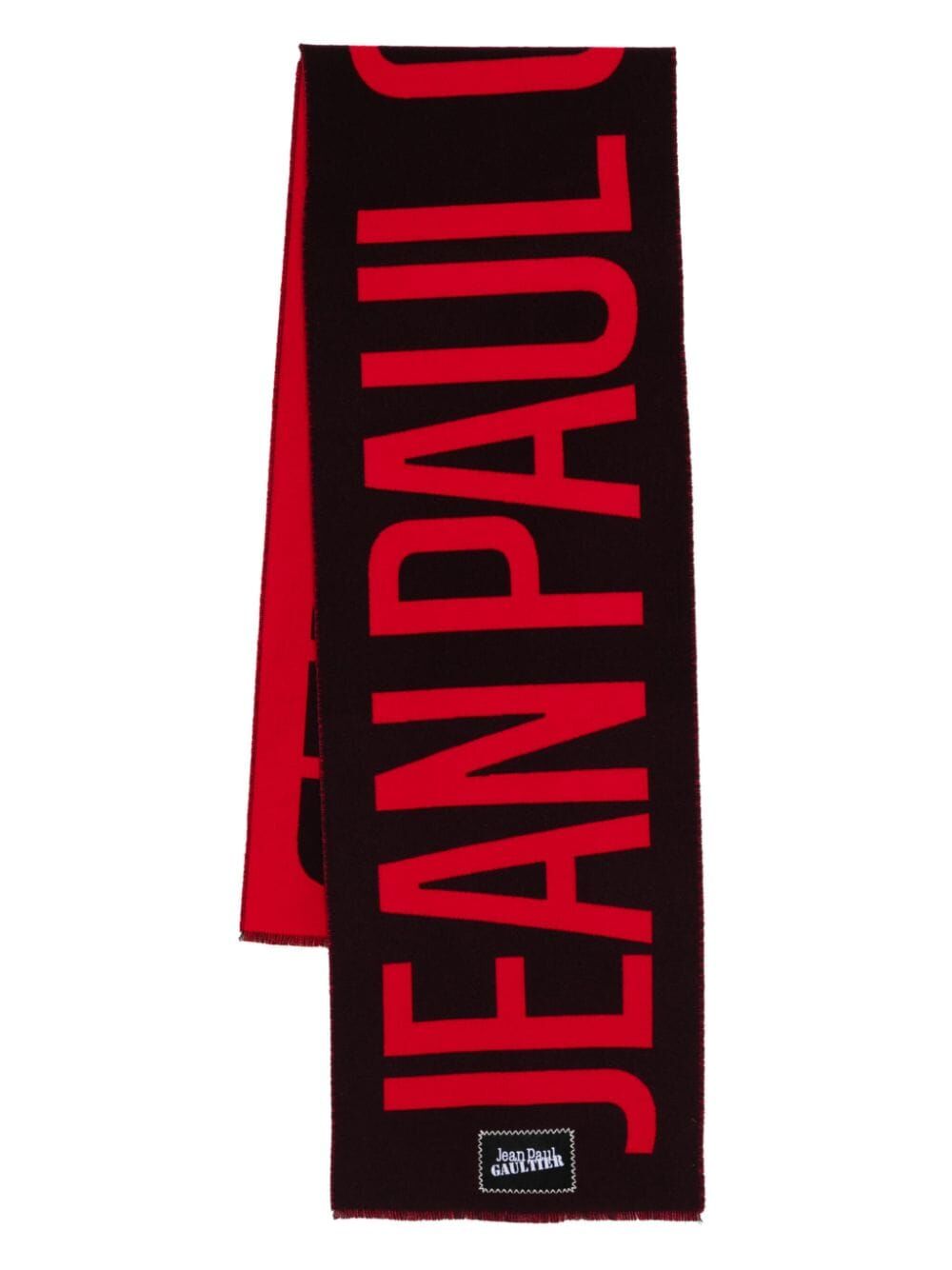 JEAN PAUL GAULTIER Wool Scarf with Logo