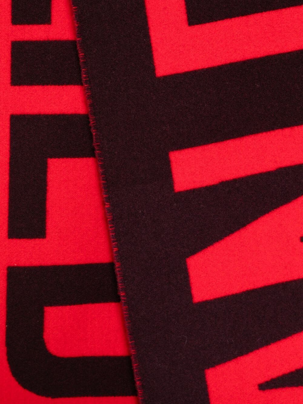 JEAN PAUL GAULTIER Wool Scarf with Logo