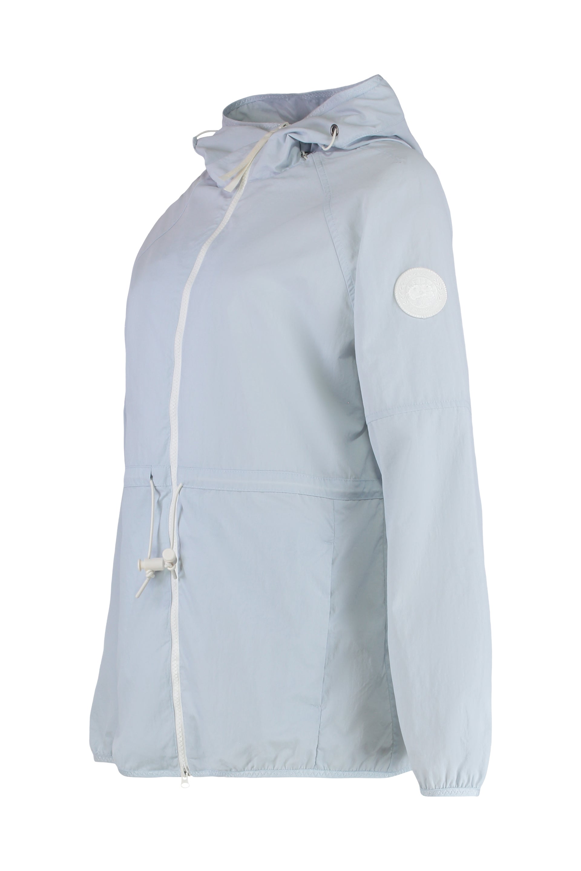 CANADA GOOSE Women's Hooded Windbreaker with Adjustable Drawstring Waist