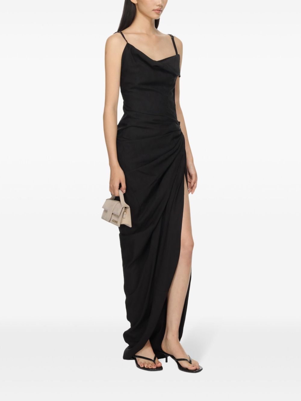 JACQUEMUS Elegant Saudae Floor-Length Dress