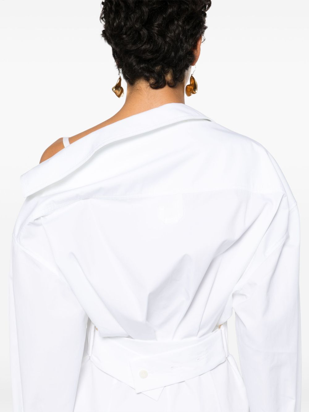 JACQUEMUS Mini Robe Chemise Dress