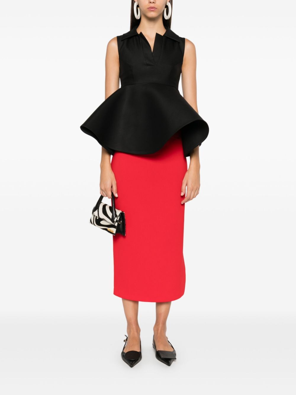 JACQUEMUS Sleeveless Mini Shirt Sculpture for Women - F/W 24