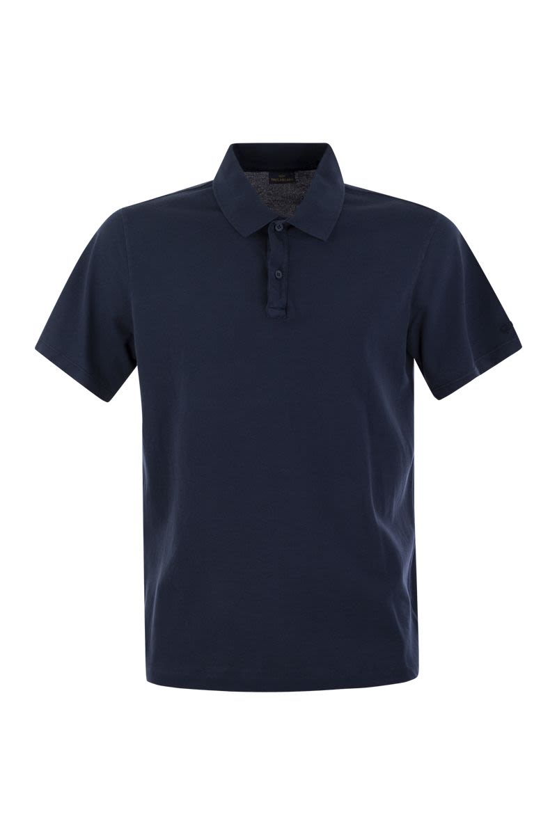PAUL & SHARK Short Sleeve Cotton Polo Shirt