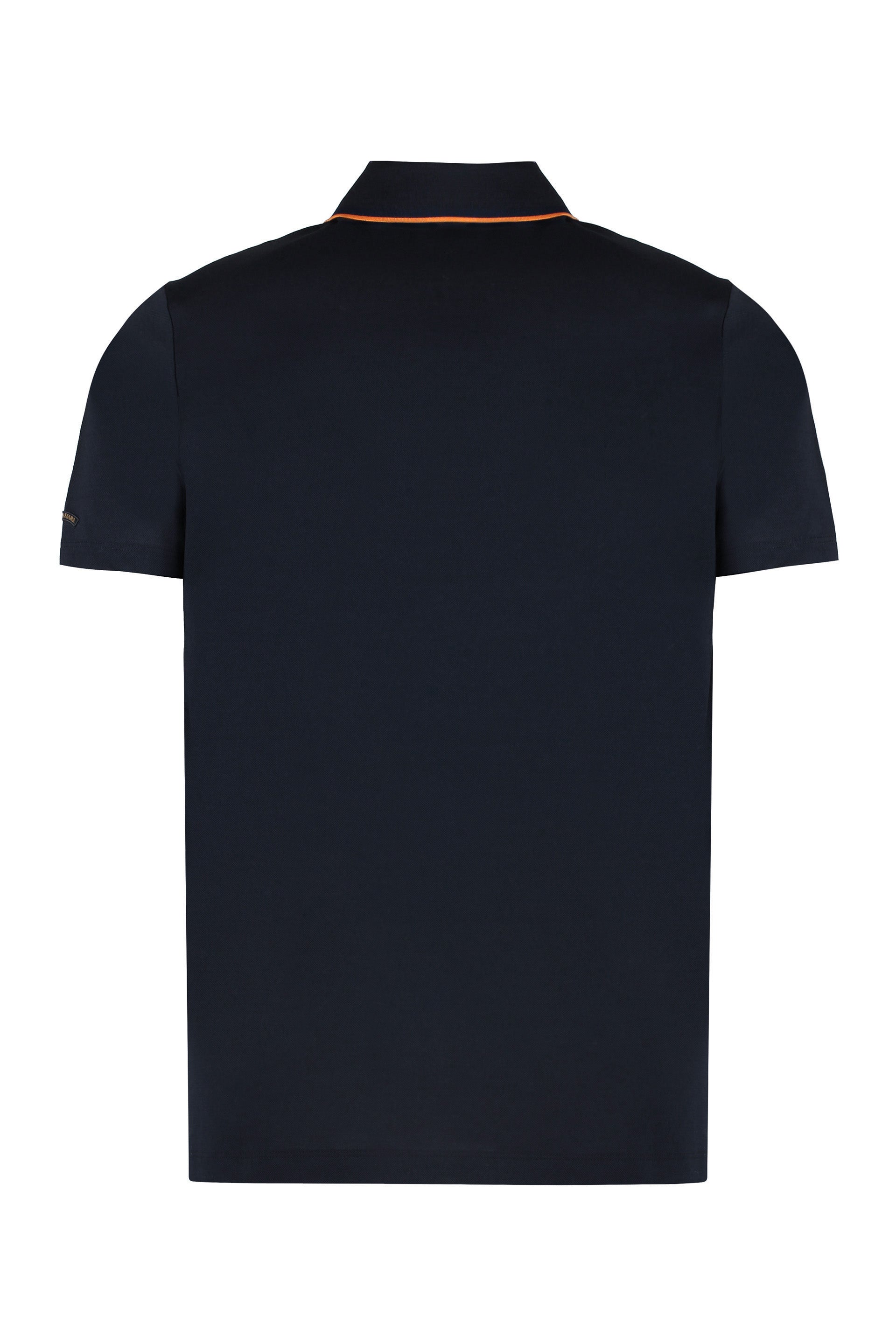 PAUL & SHARK Men's Short Sleeve Cotton Polo Shirt with Side Slits