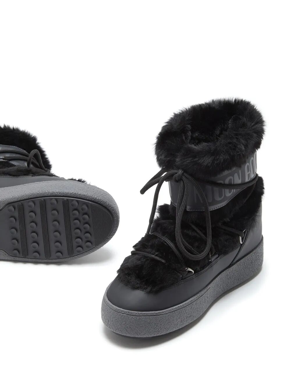 MOON BOOT Faux Fur Waterproof Boot