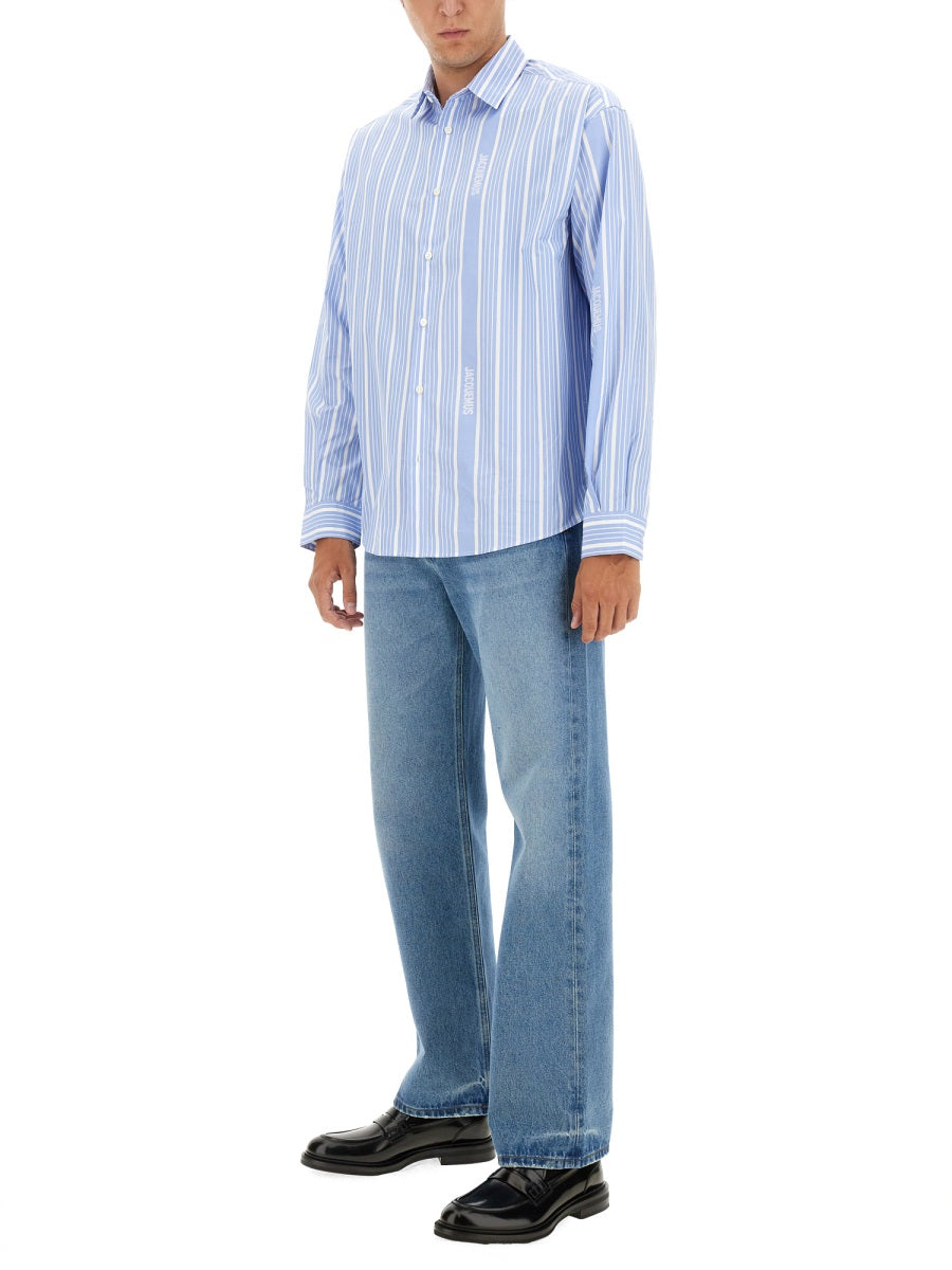 JACQUEMUS Men's Cotton Shirt - Size 50