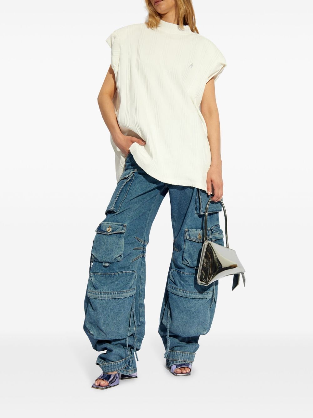 THE ATTICO Logo Cotton T-Shirt for Women