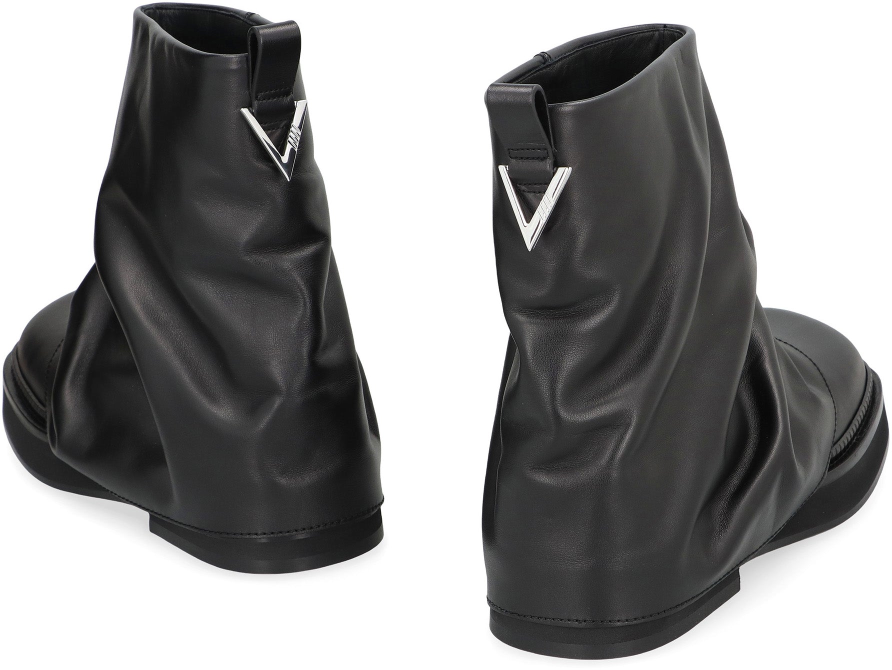 THE ATTICO Mini Combat Leather Boots for Women