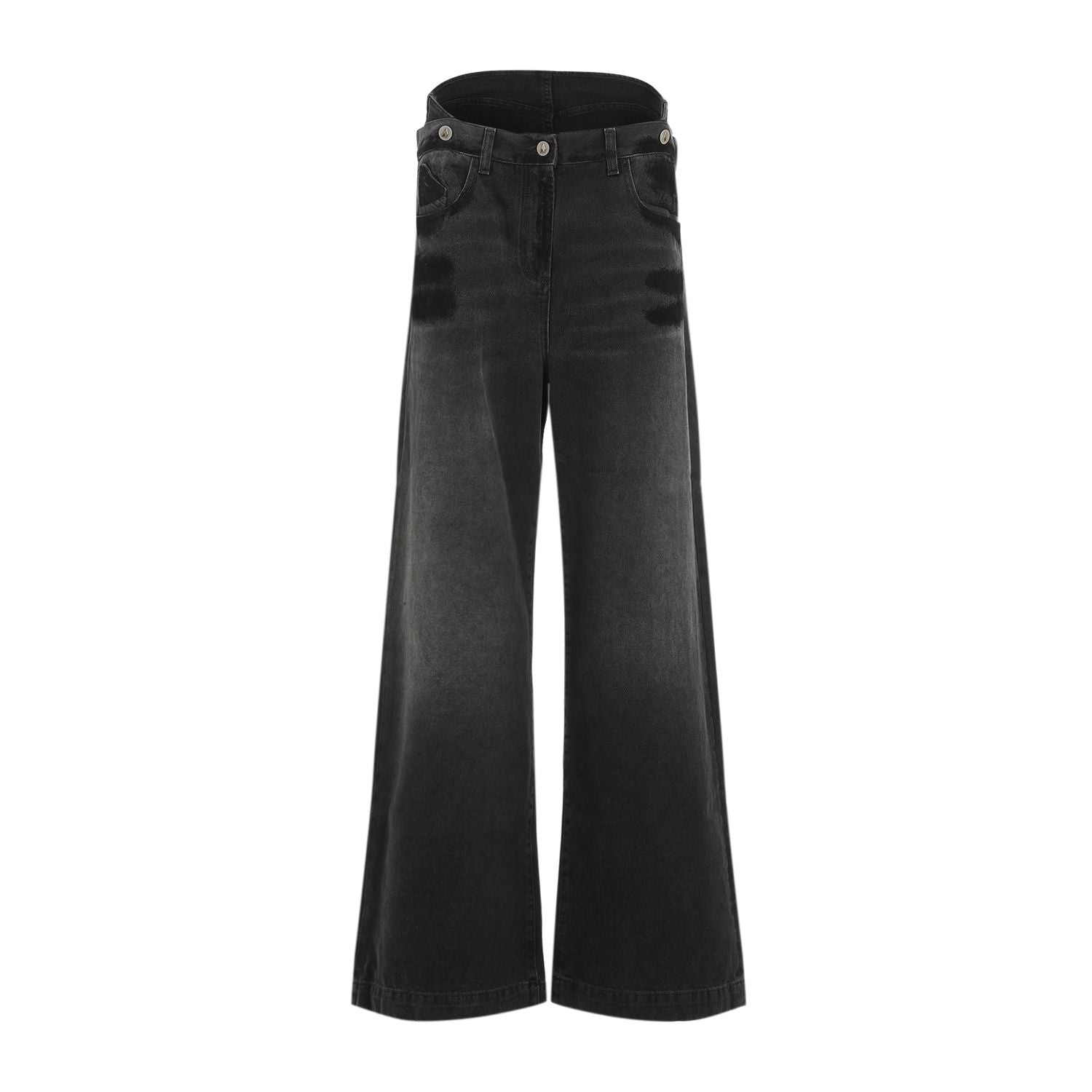 THE ATTICO Chic Long Denim Trousers for Women - FW24 Collection