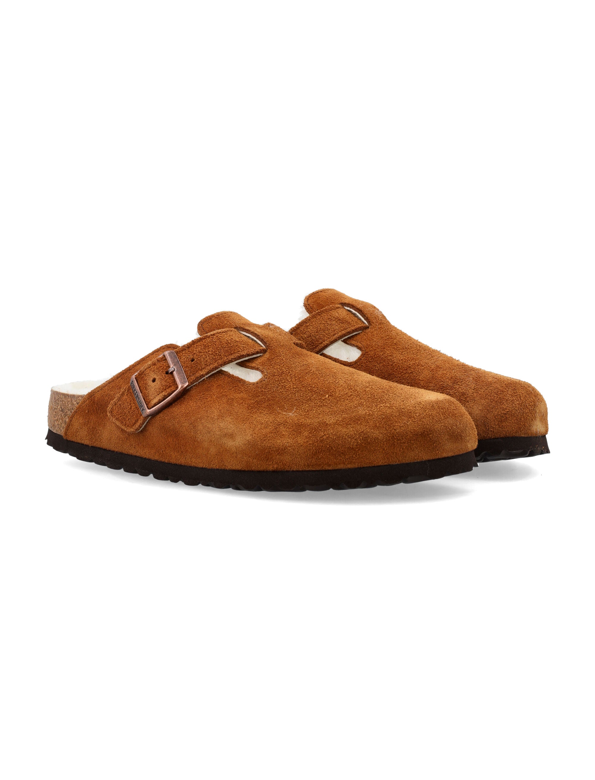 BIRKENSTOCK Narrow Fit Shearling Sandals
