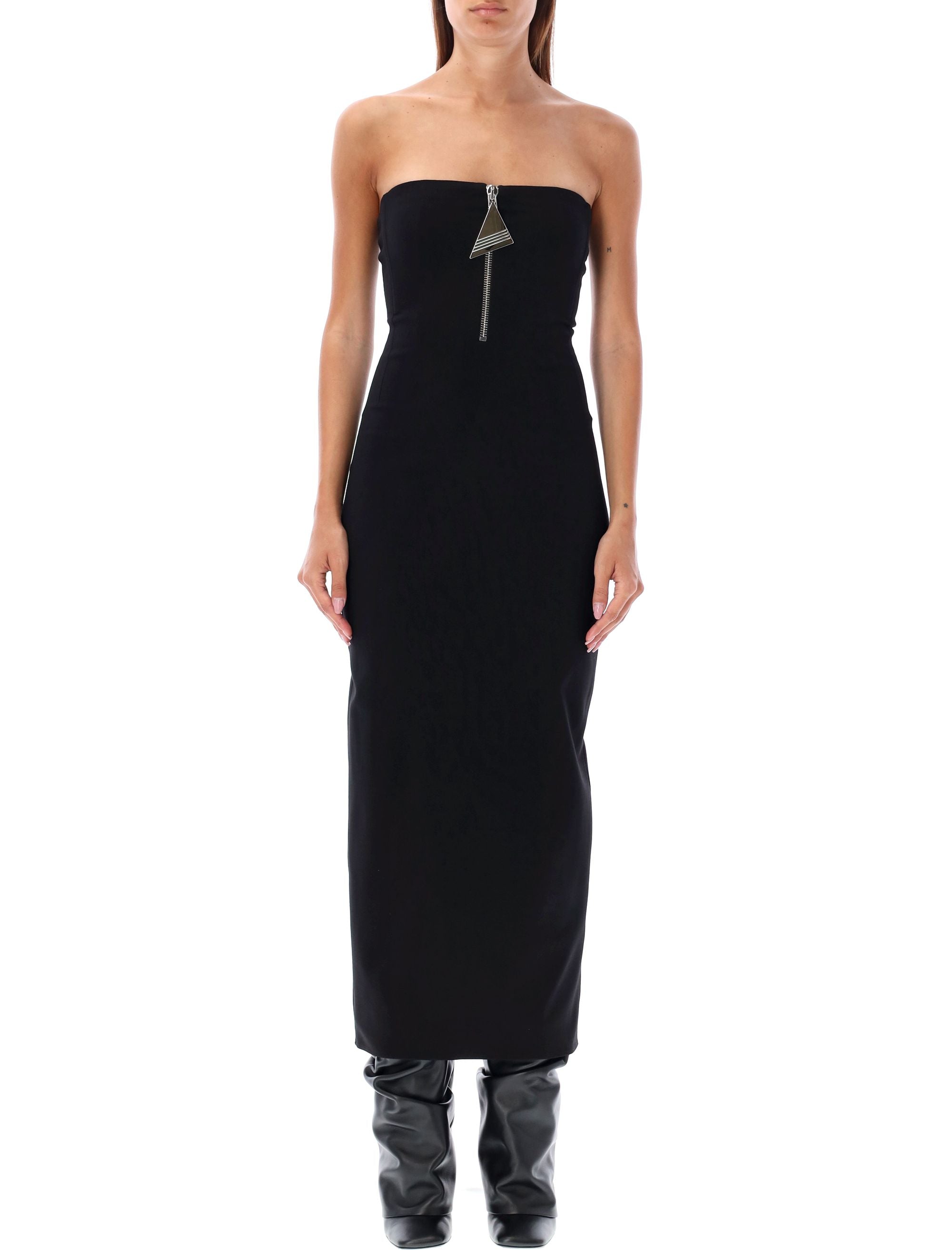 THE ATTICO Elegant Stretch Viscose Blend Dress